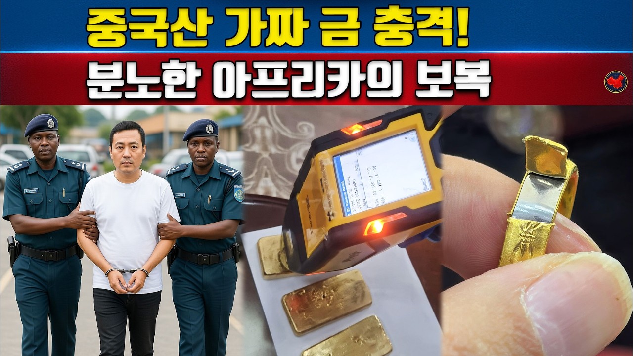[충격] 중국산 '가짜 금'에 짐바브웨 발칵! 아프리카 4개국, 전례 없는 '초강수' 결단