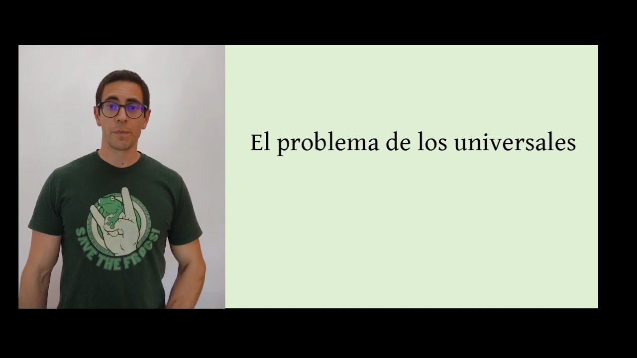 Introducción al problema de los universales