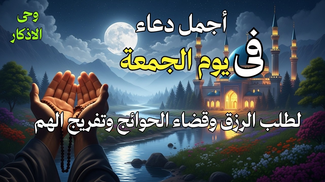 دعاء يوم الجمعه لطلب الرزق وقضاء الدين وتفريج الهم وتيسير الأمور باذن الله🎧😌