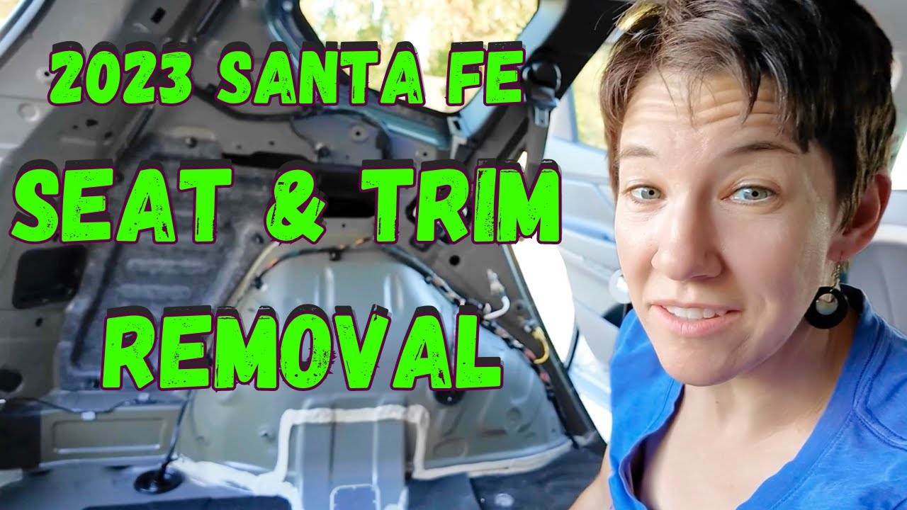 Santa Fe Camper Conversion: Seats and Trim Removed