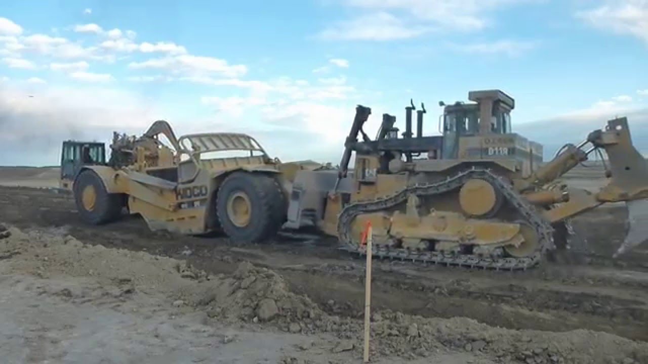 3 Caterpillar D11's & Hitachi 1200 = Mass Excavation