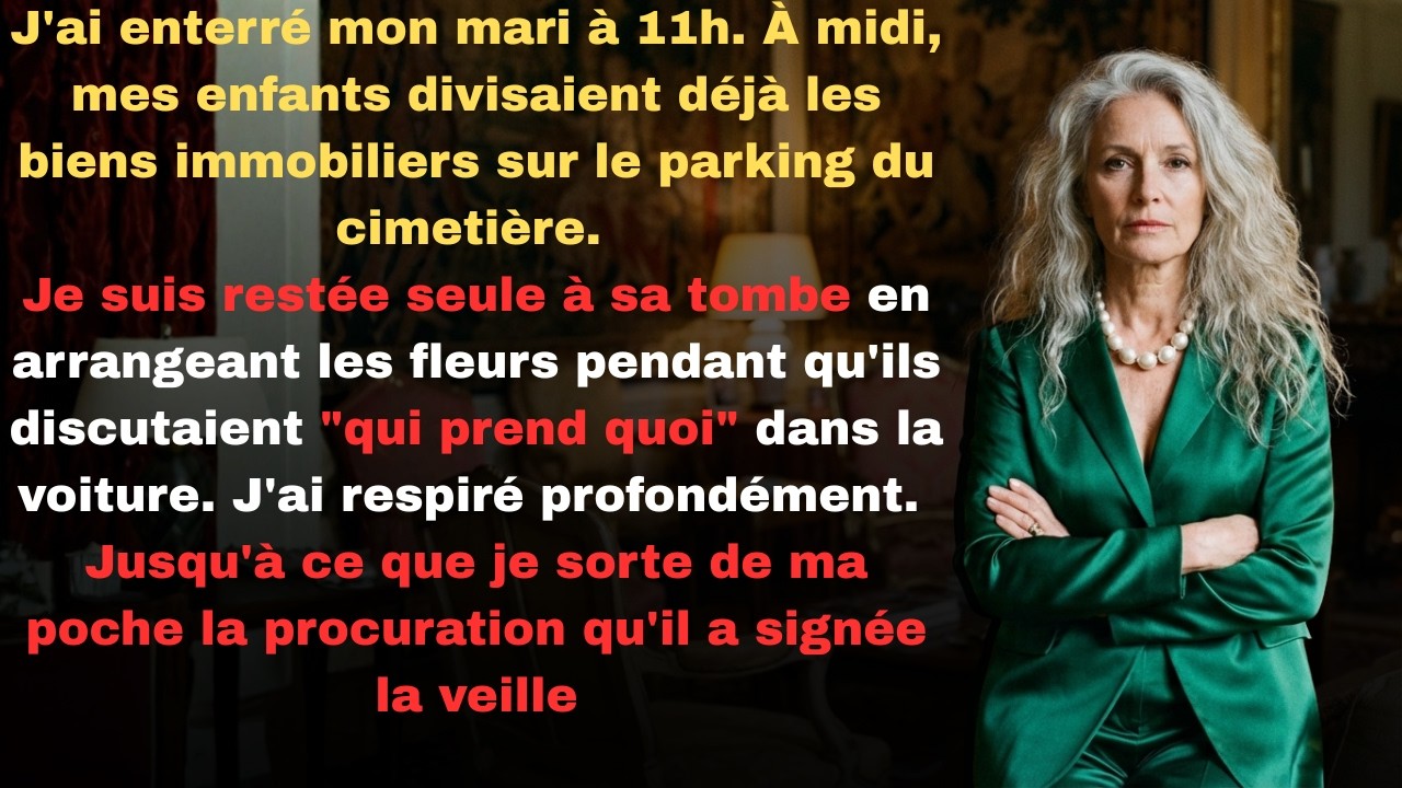 Mes enfants n'ont pas attendu 1 heure après l'enterrement — Ce que j'ai sorti les a tous fait taire