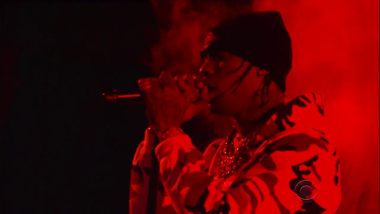 Travis Scott Sweet Sweet x Goosebumps Performance On Stephen Colbert