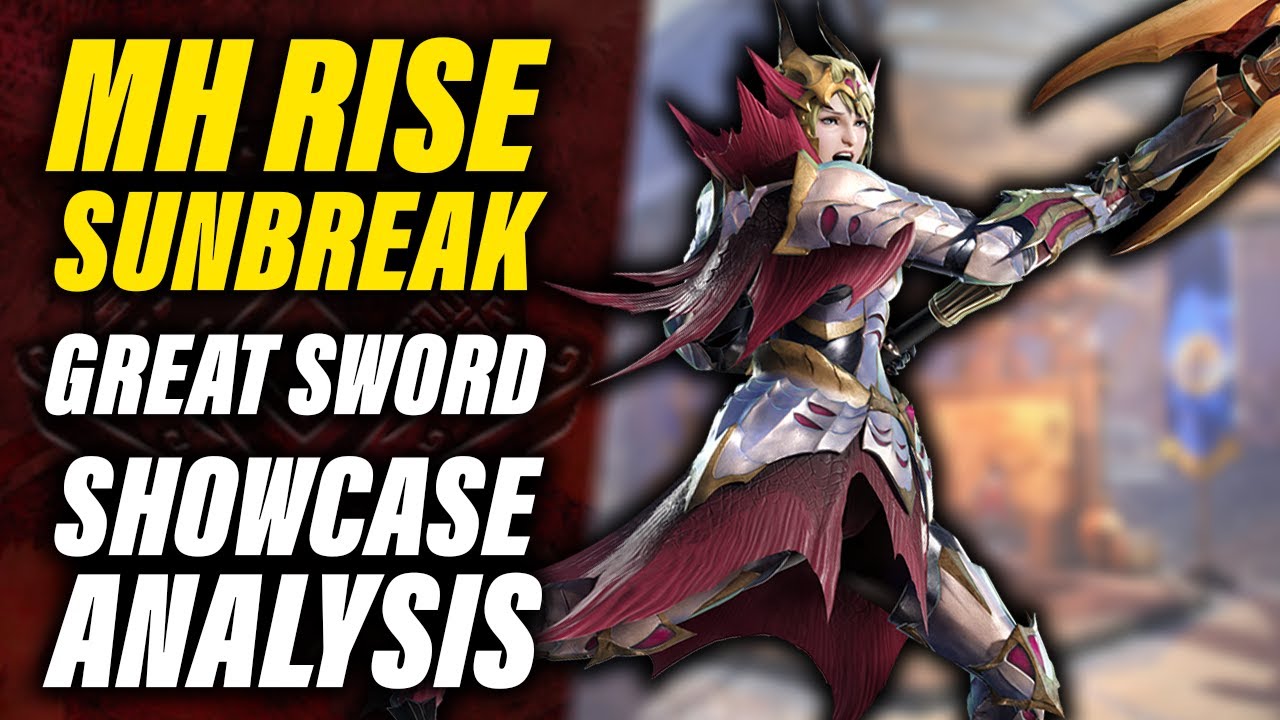 Monster Hunter Rise Sunbreak Great Sword Showcase Analysis & Reaction