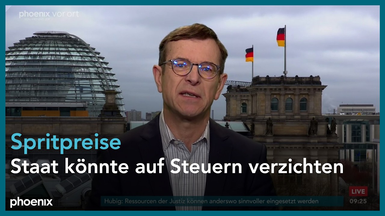 phoenix nachgefragt mit Christoph von Marschall zur Entwicklung der Spritpreise am 07.04.26