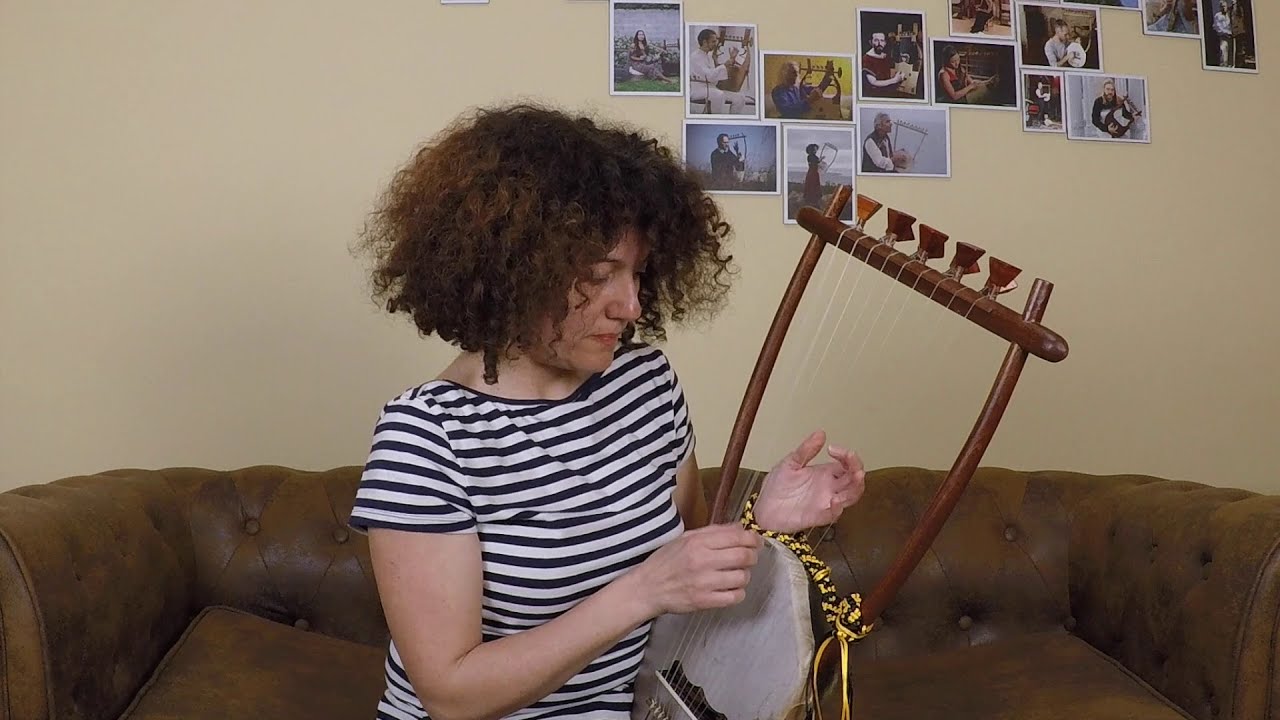 Ancient Lyre - Dark Lyre of Orpheus - LUTHIEROS with Lina Palera