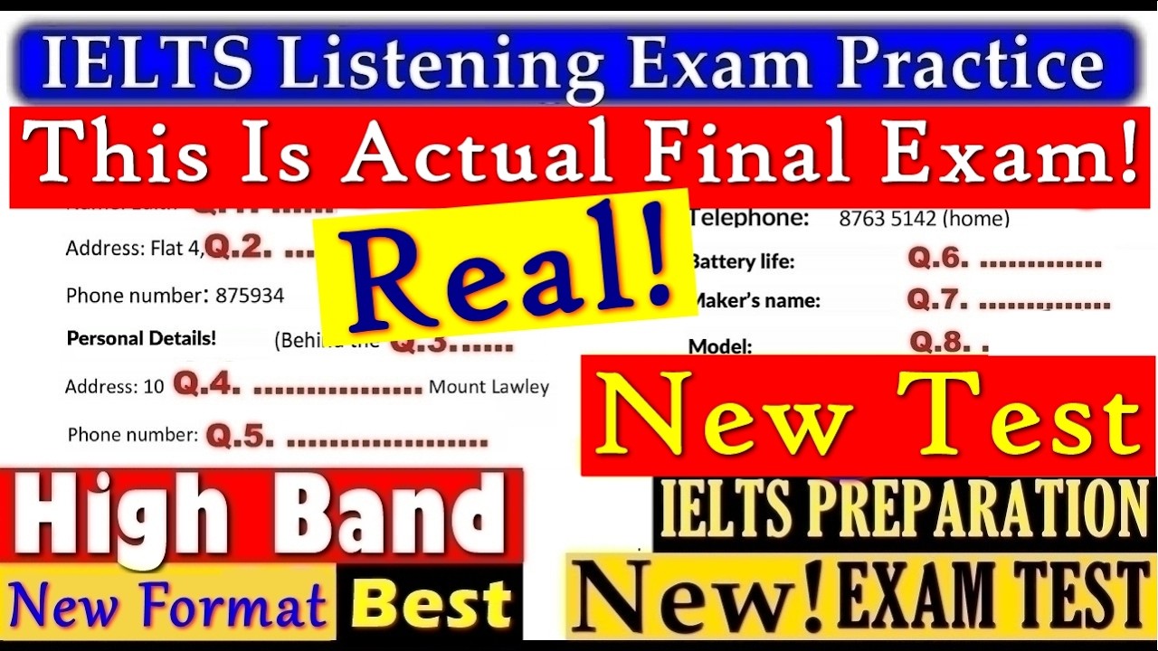IELTS LISTENING PRACTICE TEST 2026 WITH ANSWERS | 10.07.2026