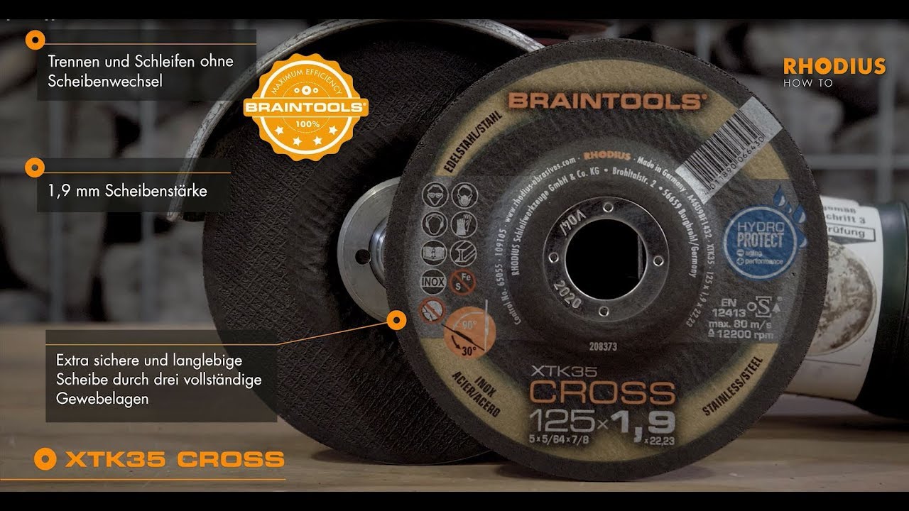 RHODIUS zeigt die XTK35 CROSS in Aktion!
