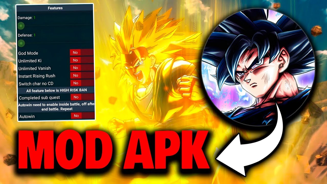 ⚡ DRAGON BALL LEGENDS MOD APK (CRISTALES INFINITOS) 2025