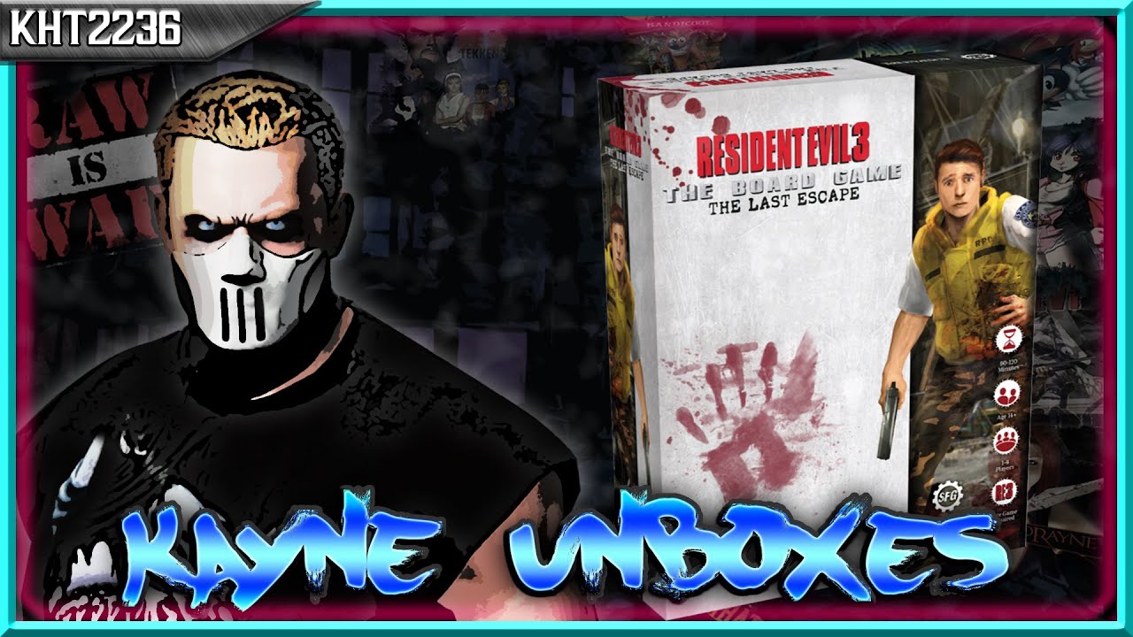 Kayne Unboxes: Resident Evil 3 The Board Game Last Escape Expansion