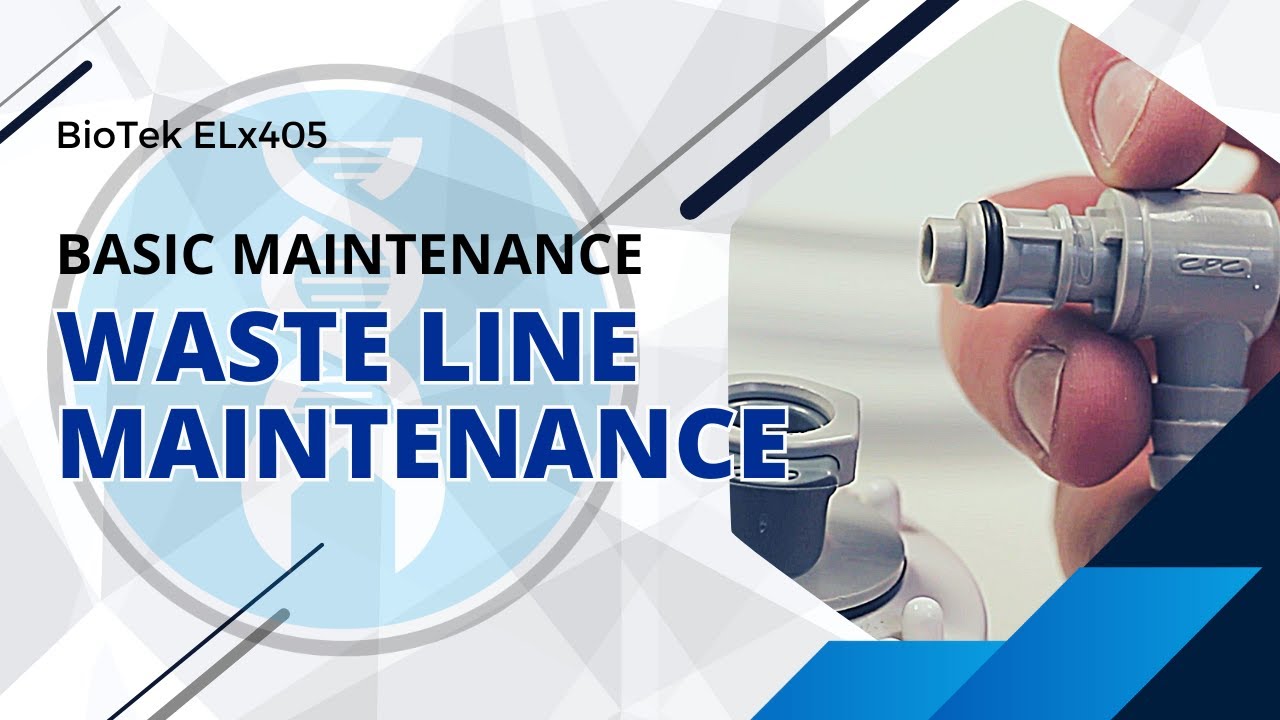 BioTek ELx405: Waste Line Maintenance