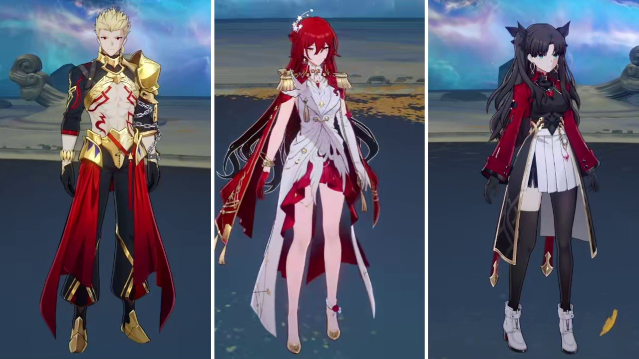 Himeko Nova, Gilgamesh and Rin Tohsaka Gameplay Showcase in HSR 4.4 Beta
