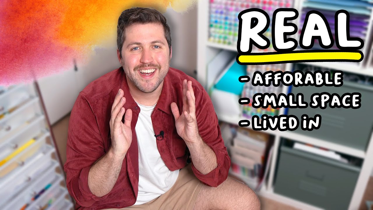 A REALISTIC Craft Room Tour (Perfectly Imperfect)