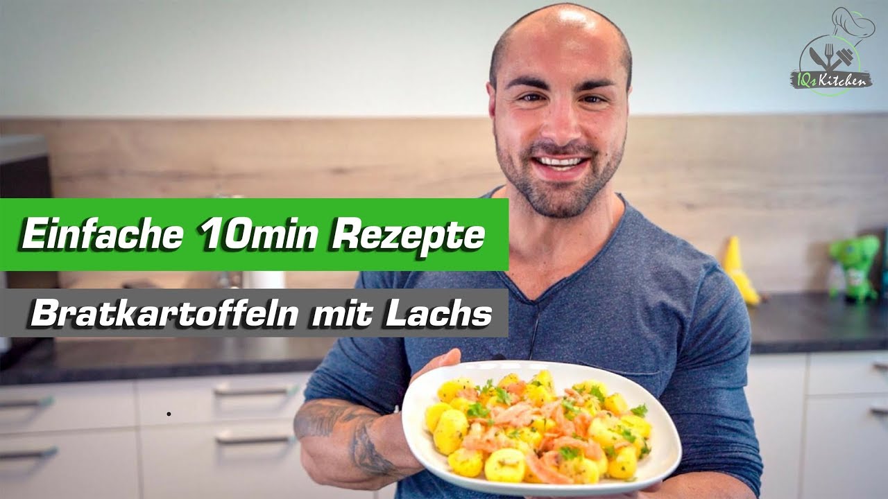 10min Rezept | Bratkartoffeln mit Lachs