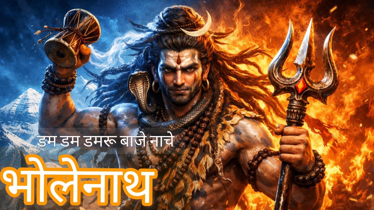 Bholenath Powerful Song | Shiv Tandav Style Bhajan Bam Bhole Bam Bam | Mahakal Damru Song