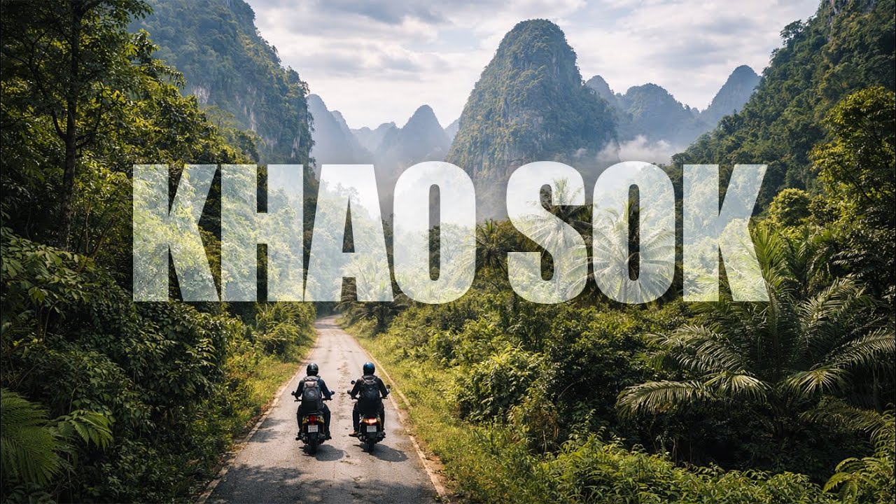 Nejkrásnější národní park Thajska? Khao Sok na skútrech | 7. Díl