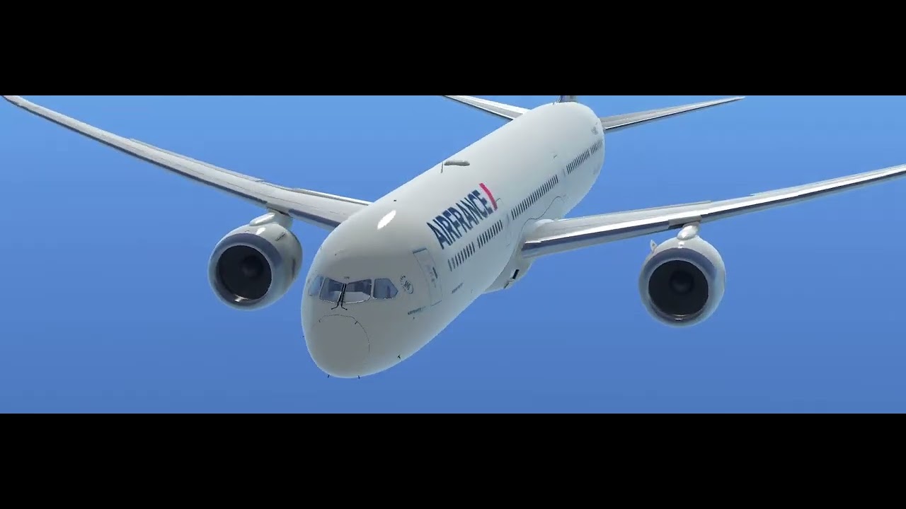 Vol de Paris Charle de Gaule jusqu’à Fort de France en 787-X d’Air France. ( Mini film ) 3e vol