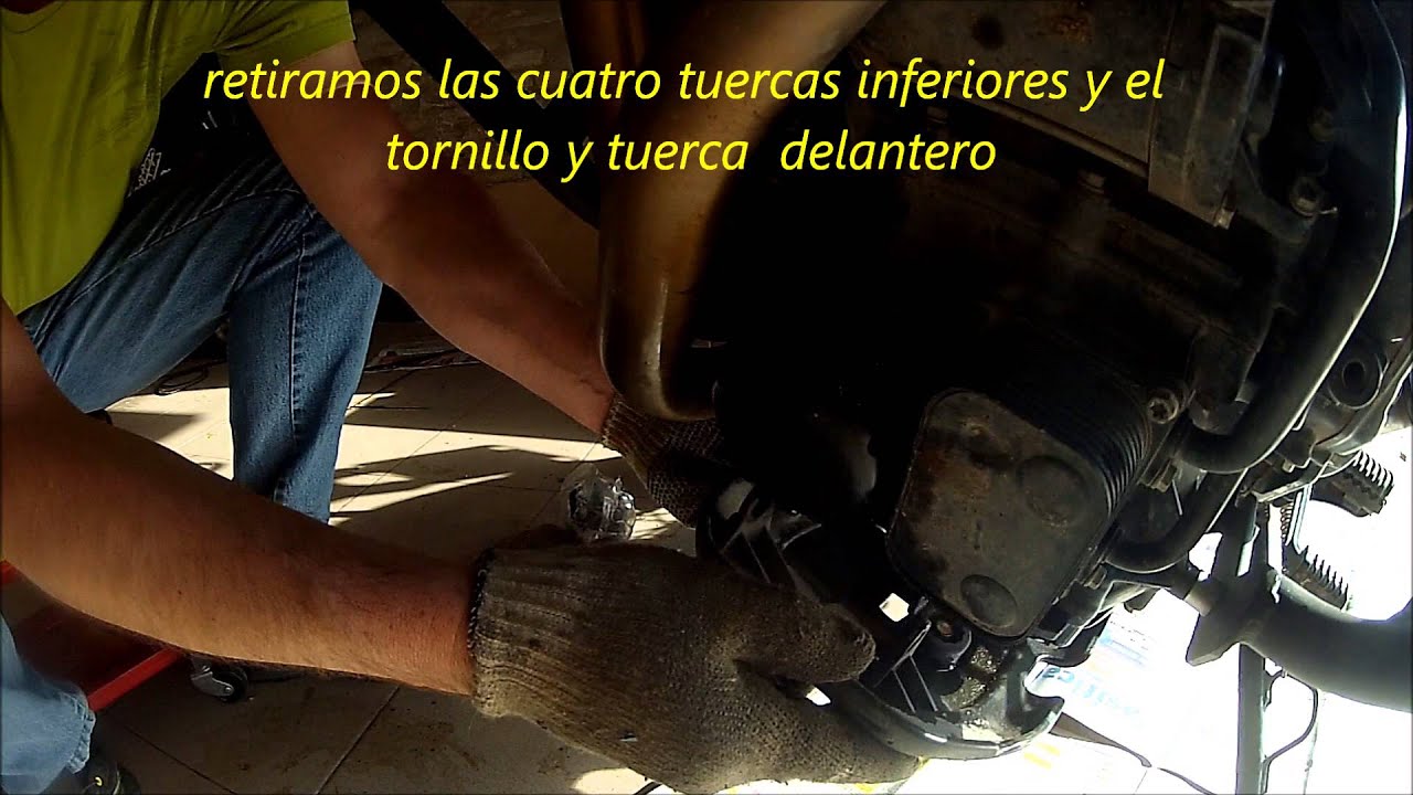 BMW F800GS Cambio de aceite y filtro  - Oil and filter Change F800GS