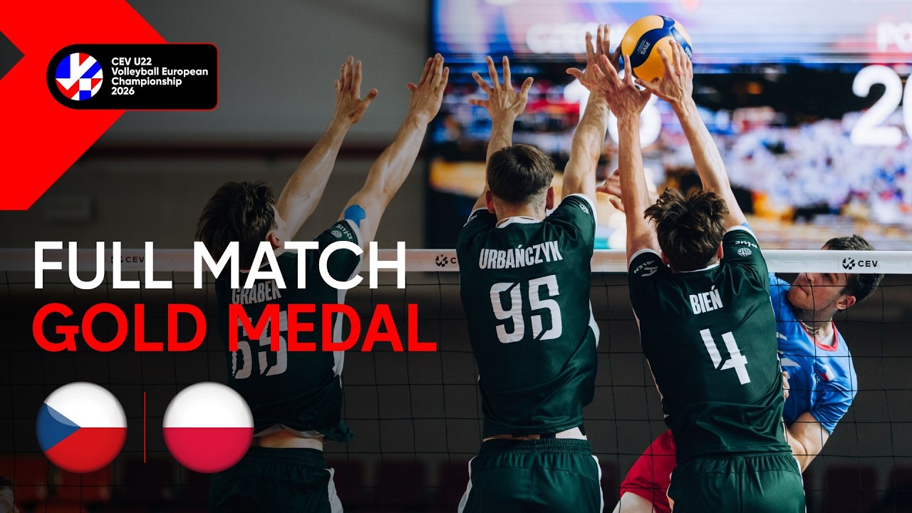 Full Match | Czechia vs. Poland | CEV U22 Volleyball European Championship 2026 | Men