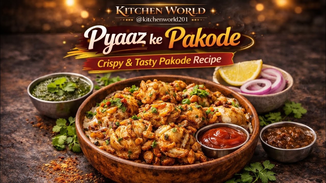 खस्ता हरी प्याज के पकौड़े | क्रिस्पी प्याज पकौड़ा  #PyazPakoda#OnionPakoda#TeaTimeSnack#EasyRecipe