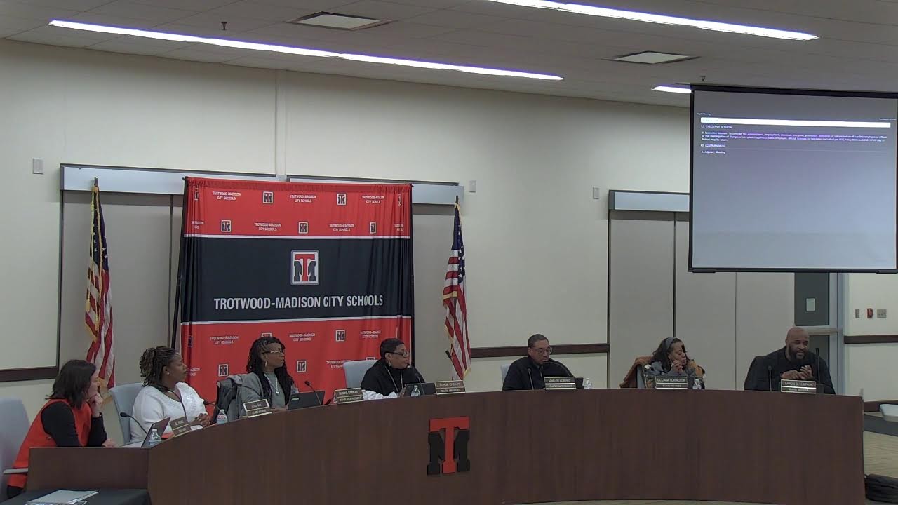 1/22/26 Trotwood-Madison City School Board Meeting