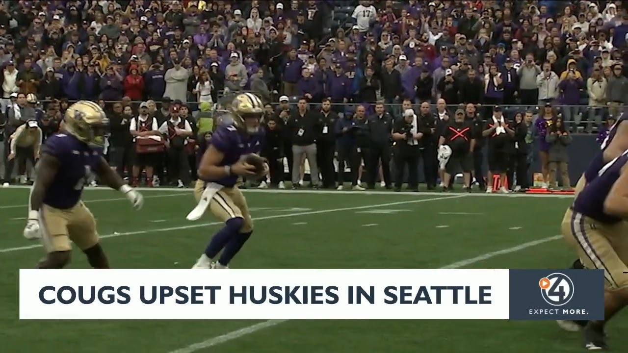 Cougs upset Huskies in Seattle