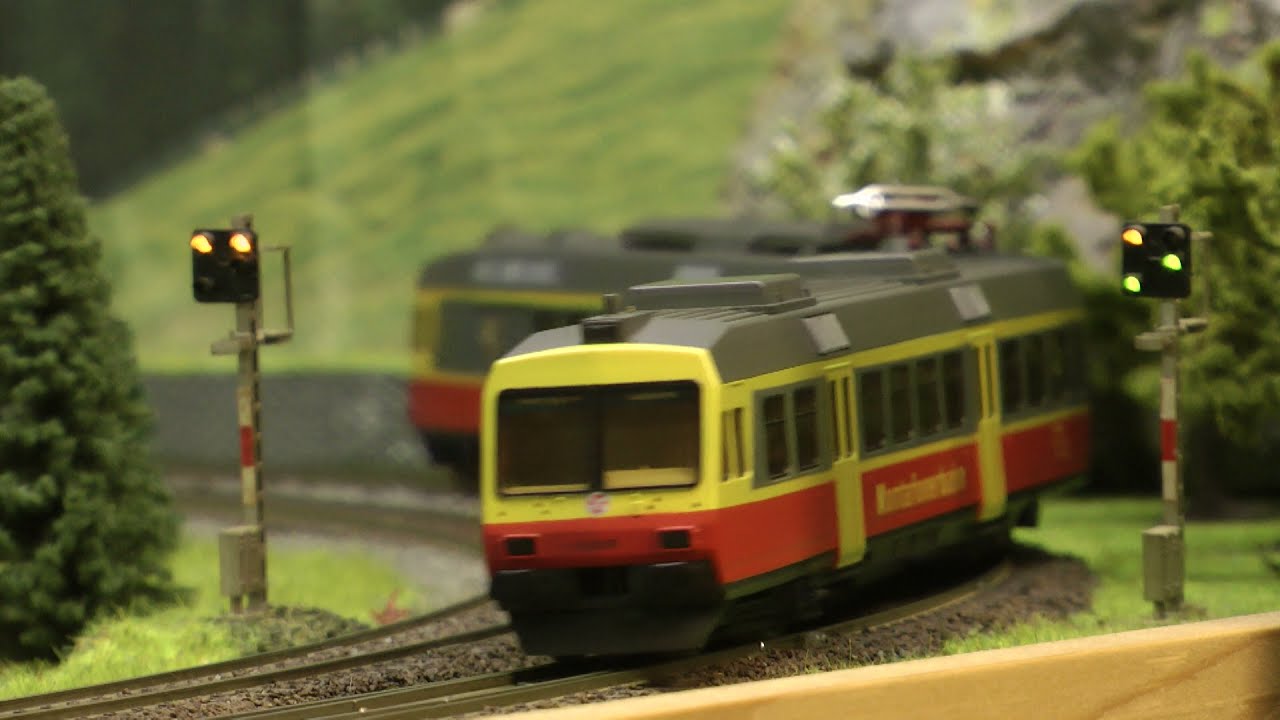 Modellbahn H0 - Montafonerbahn AG (MBS) ET 10.107 + ES 10.207 (Bludenz - Schruns)