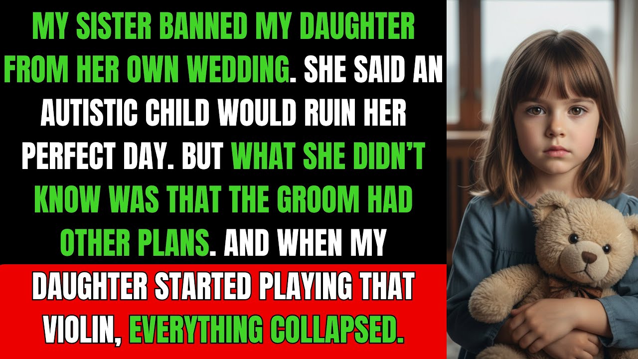 She didn’t want my autistic daughter at the wedding… but the groom had another plan
