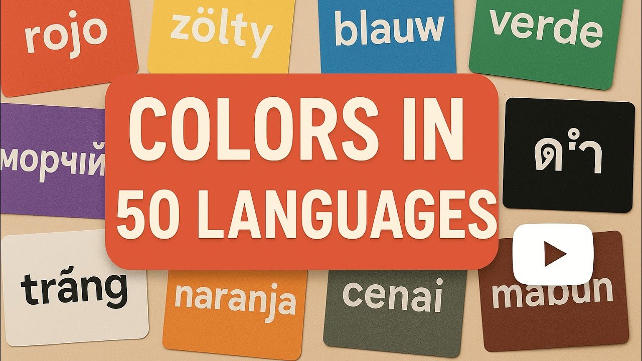 Colors In 50 Languages (Part 1)