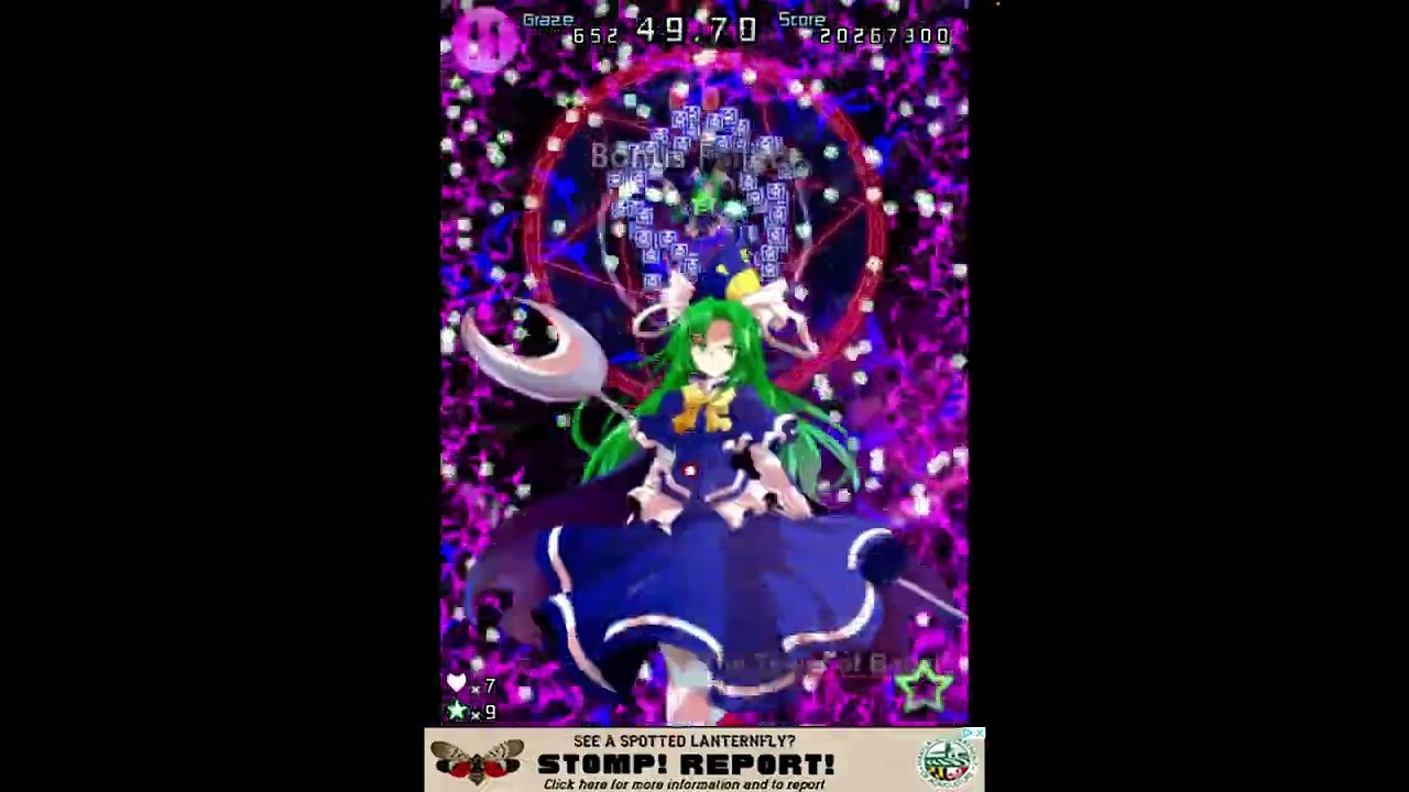 Mima final boss fight - Touhou Thousand Night Anamnesis (S rank Hard mode)
