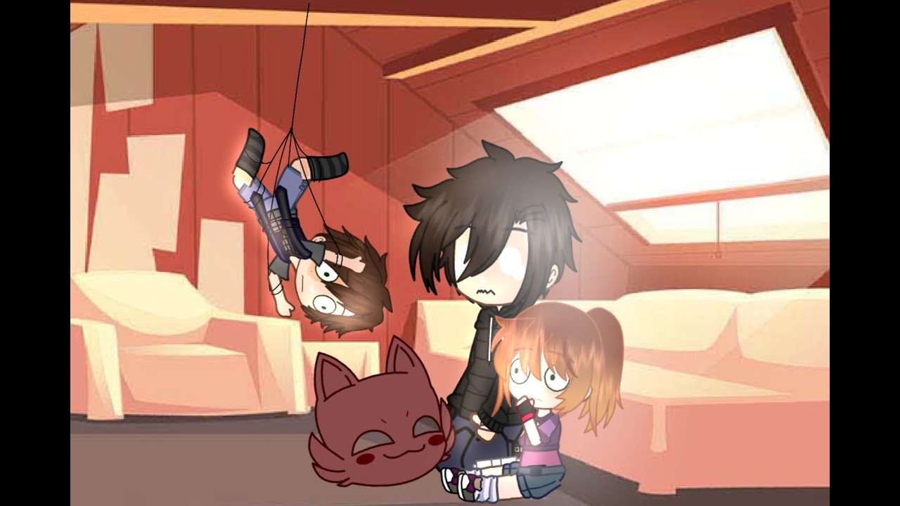 The Afton kids trying to scare Michael //tw:Little bl00d //Past Aftons ||+ new intro
