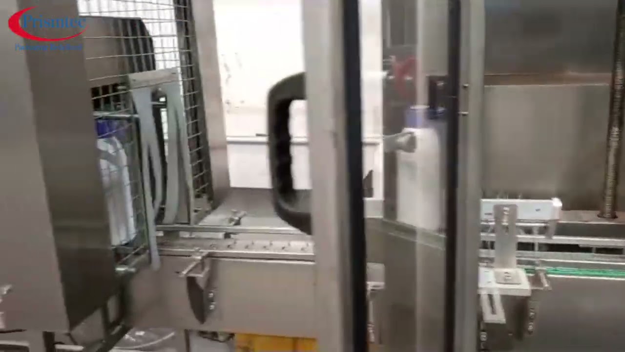 Agrochemical 1000 ml HDPE Bottle Automatic Shrink Sleeve Applicator with Shrink Tunnel