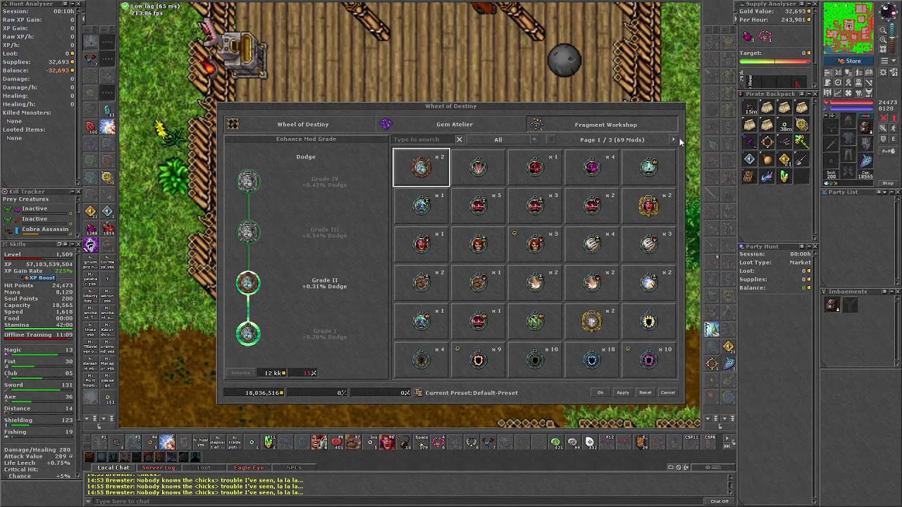 Tibia - Ek 2700 Top Ek Global - !m e mande sua msg -  Bom Dia Amig&otilde;es!!!!