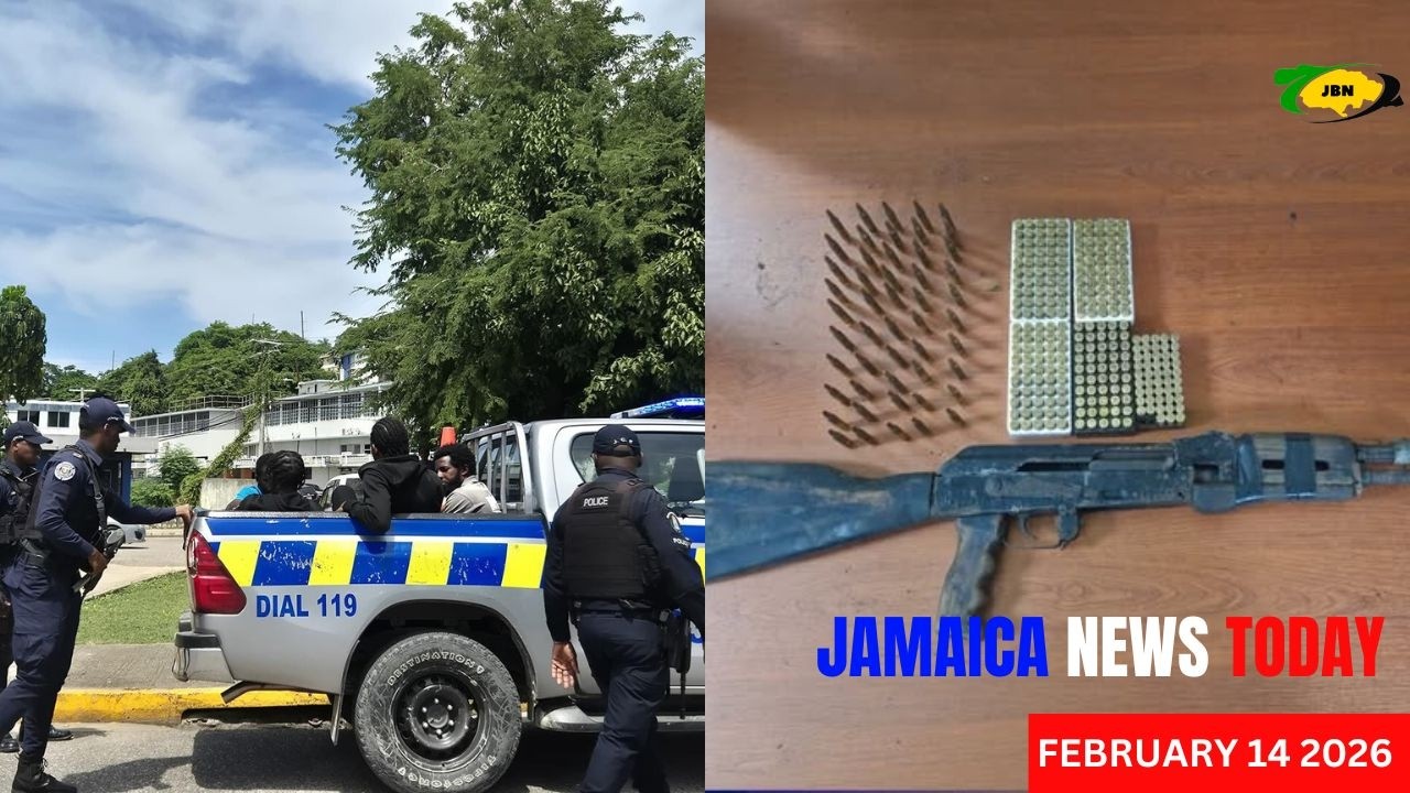 Jamaica News Today Saturday February 14, 2026 | AK-47 & 298 Rounds Seized | JBNN