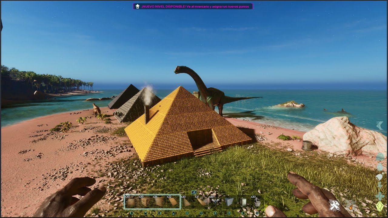 ARK: SURVIVAL ASCENDED! BEST PYRAMID 8X8 BUILD !!!!