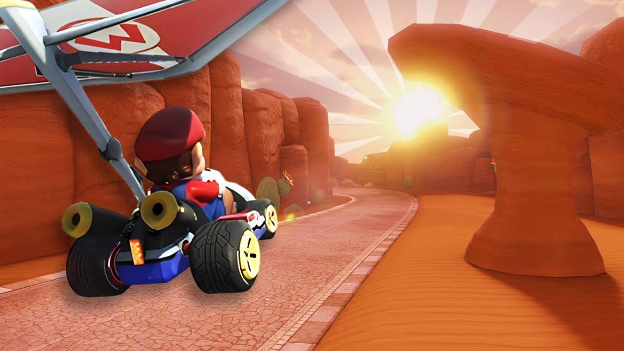 What if Diddy Kong Racing Races Were in Mario Kart?