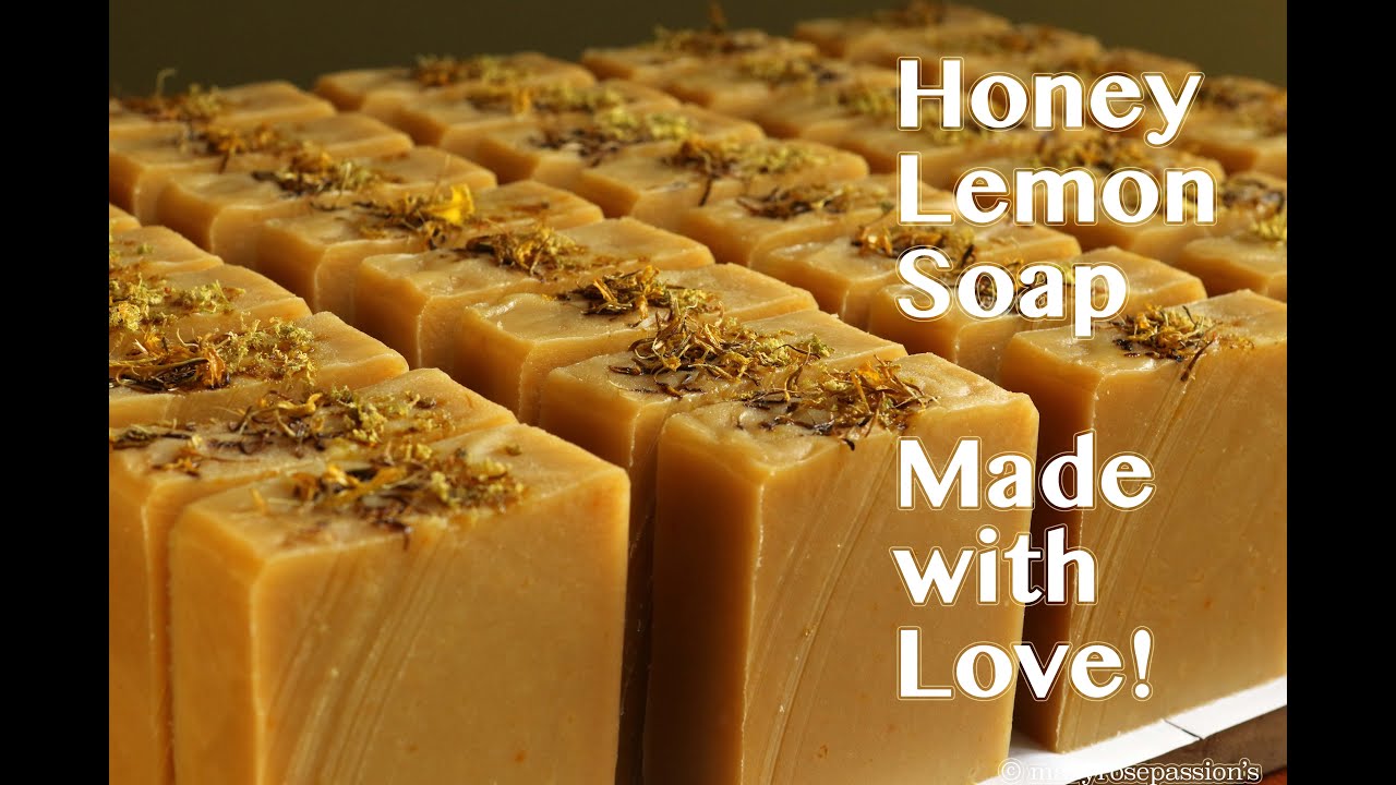Honey Lemon Soap | Cold Process