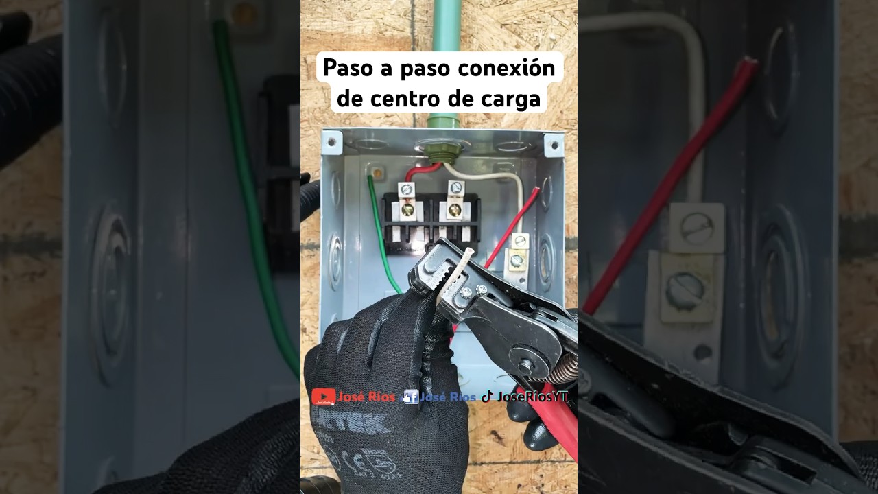 Como conectar un centro de carga paso a paso #aprender #electricidad #joserios #fyp #termomagnetico