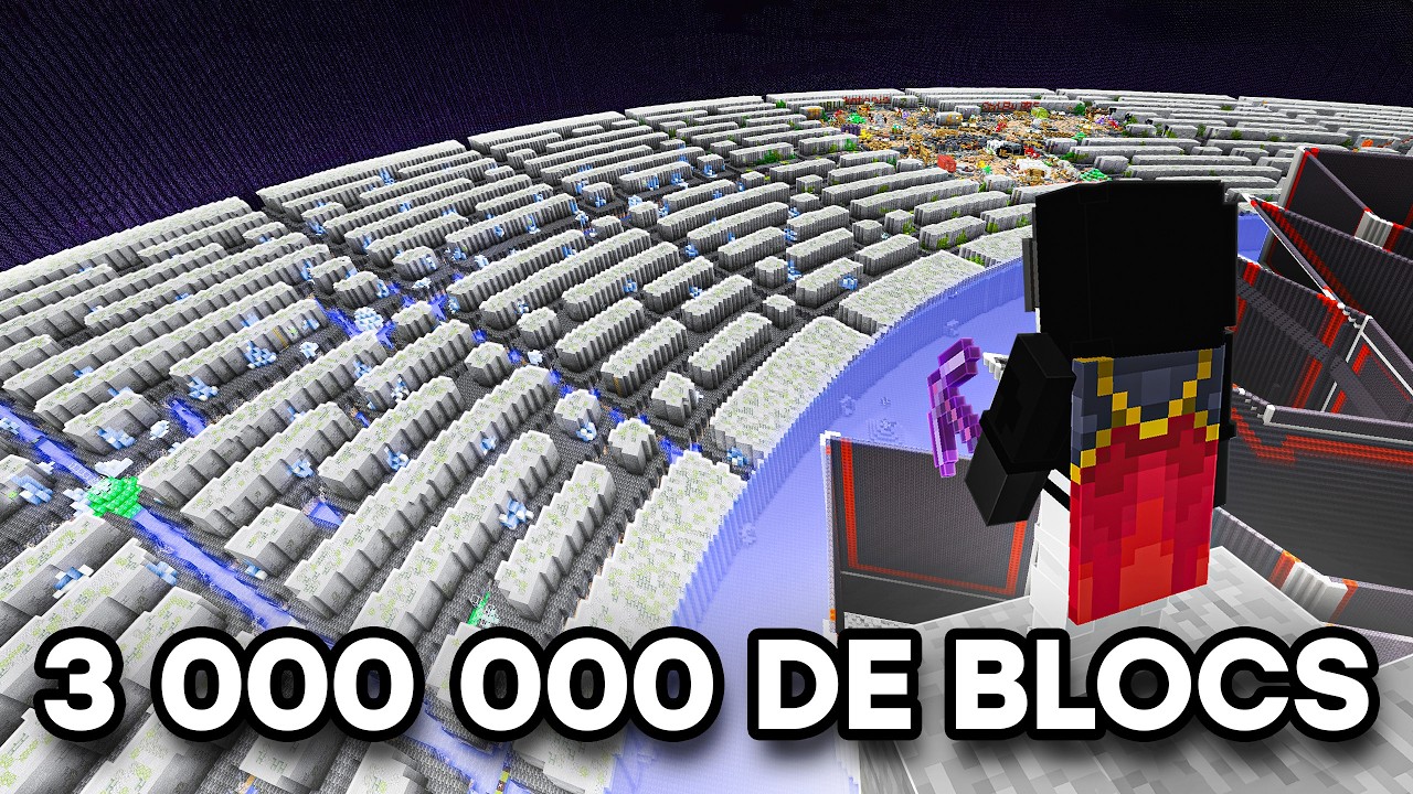 J'ai construit le PLUS GRAND SYSTÈME D'ÉGOUTS dans Minecraft Survival !