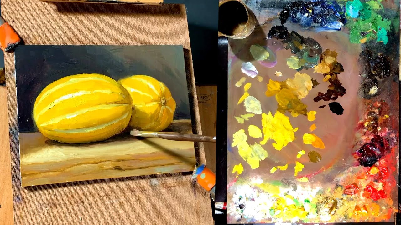 How to paint a small still life using oil paint free narrated lesson by Aleksey Vaynshteyn