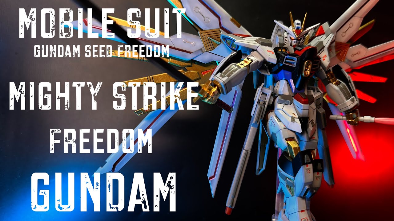 【ビルクラ】 【ガンプラ全塗装】HGマイティストライクフリーダムガンム【Gunpla custom build】ZGMF-/A-262PD-P Mighty Strike Freedom Gundam