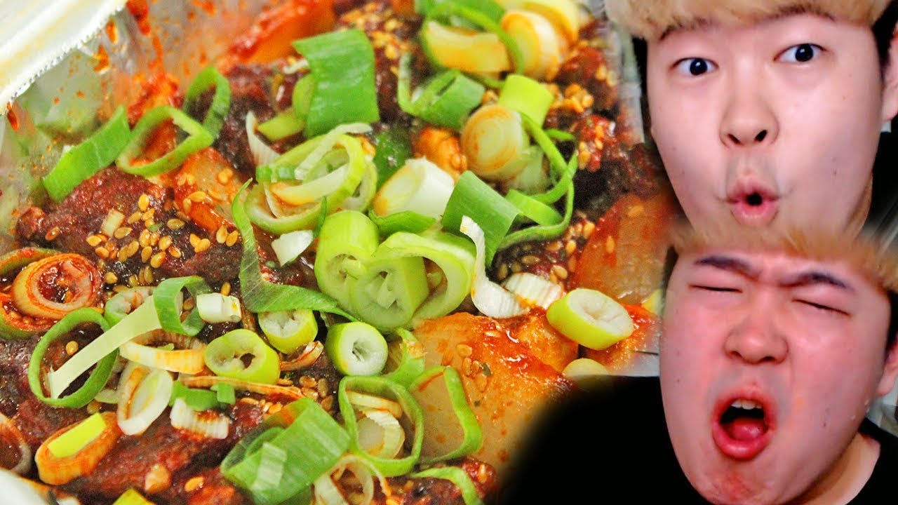조금 맵네요 냉면과 불갈비 먹방입니다!!