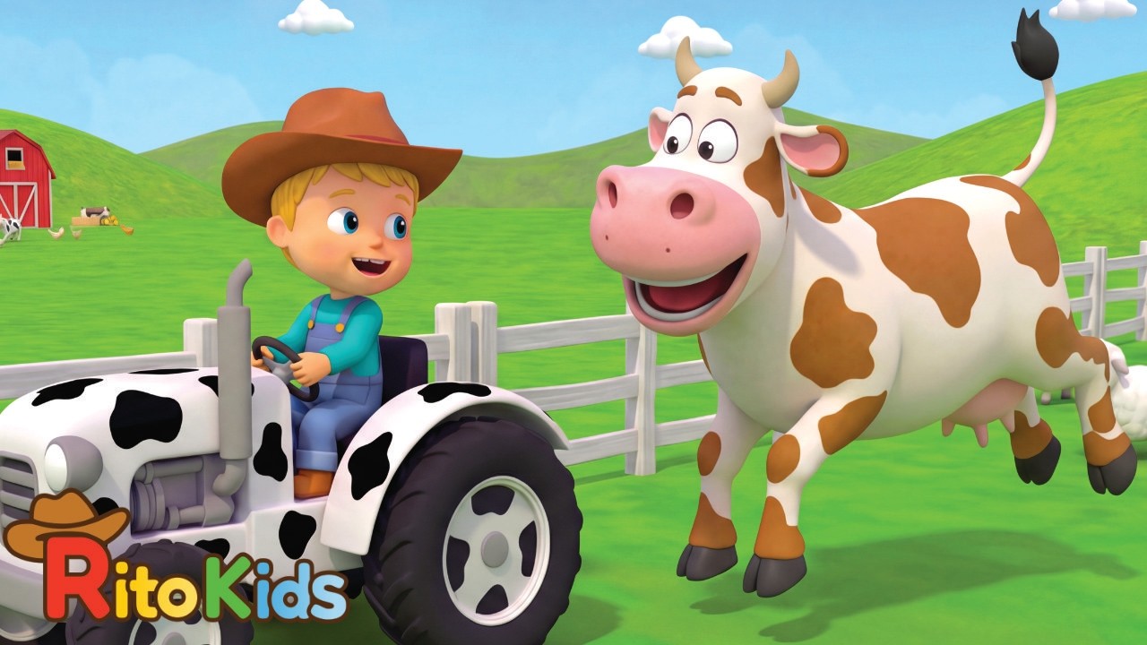 Canciones de Granja para Niños | La Vaca Lola, El Gallo Juan y Sus Amigos