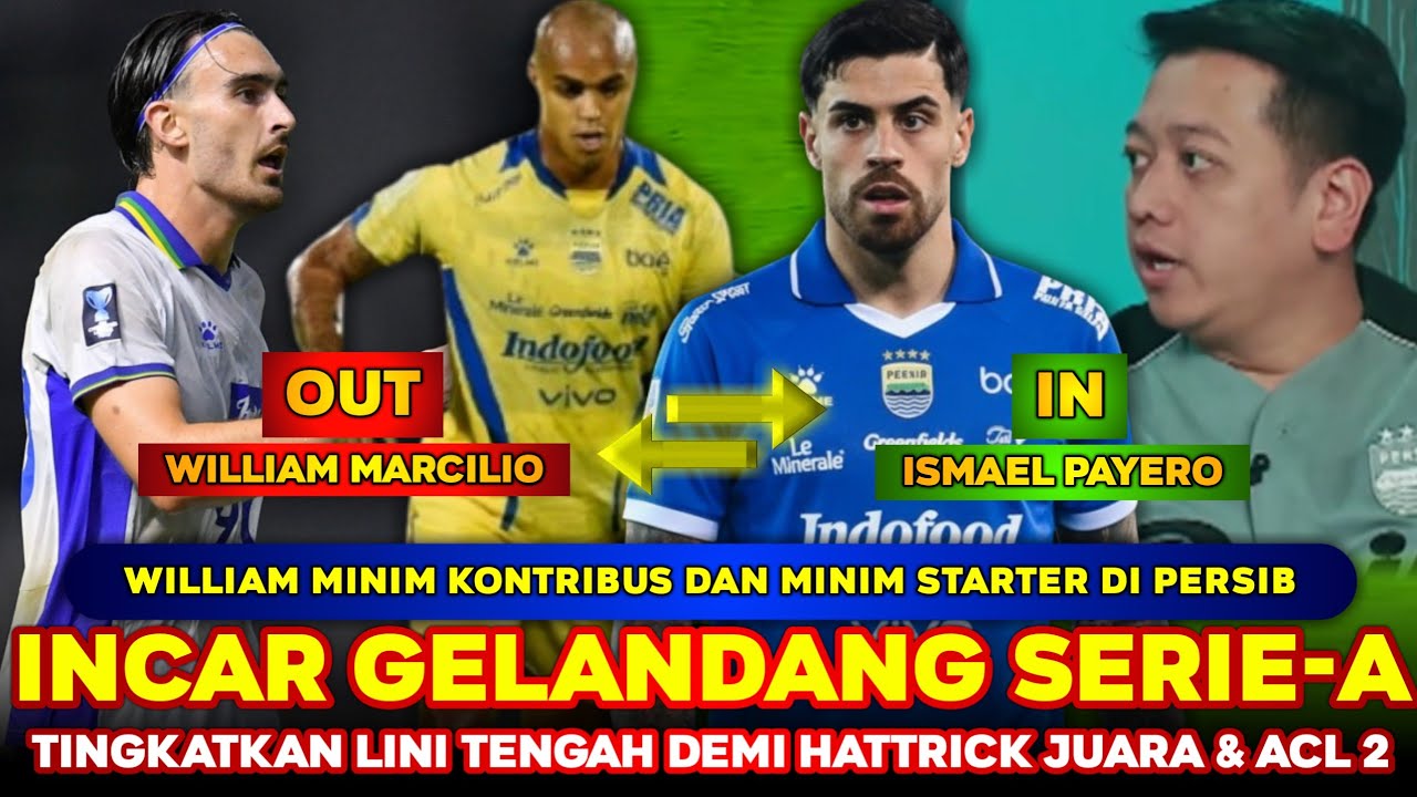 Bobotoh PASTI KAGET❗ William DIBUANG Demi Gelandang TOP Serie-A❓ Bos Adit KLARIFIKASI❗ Berita Persib