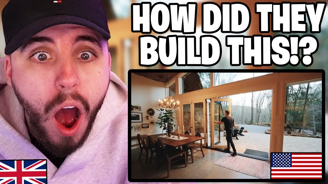 Brit Reacts to a tour of a very unique American Home!