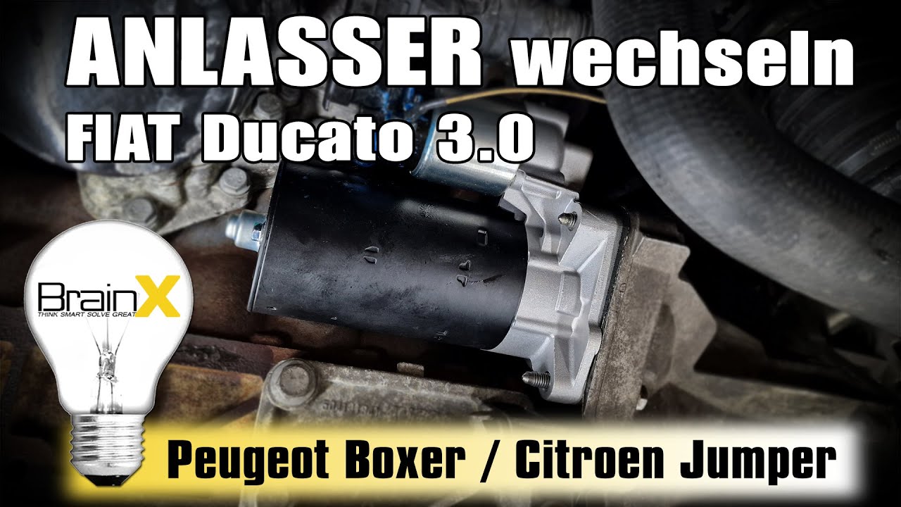 🔧 Anlasser wechseln – Diese Probleme gibt’s beim Fiat Ducato, Jumper & Boxer! 🚐