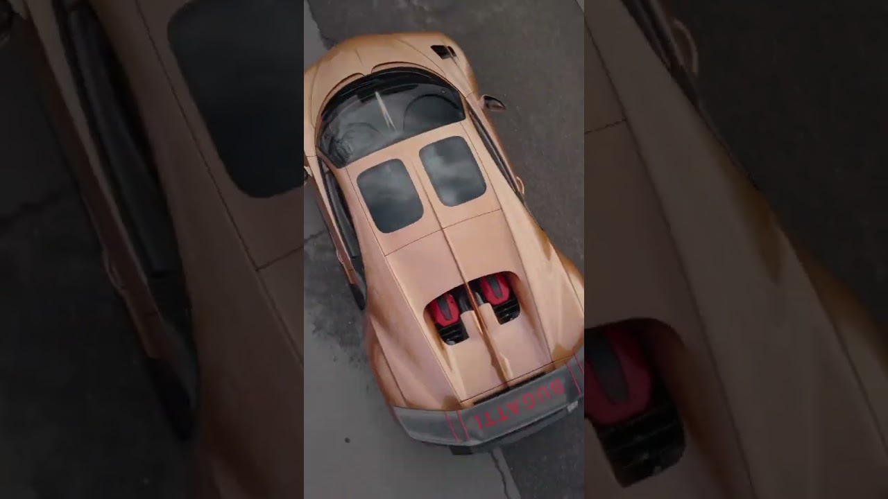Bem-vindo ao cora&ccedil;&atilde;o da Bugatti! 🤩#Bugatti #Hypercarro #Supercarro #CarrosDeLuxo #designautomotivo