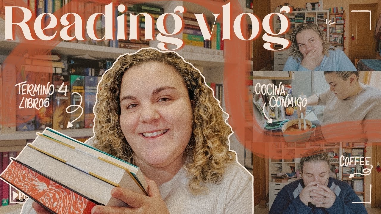 Terminé cuatro libros: tres fueron increíbles, el último... 📚✨| Reading vlog