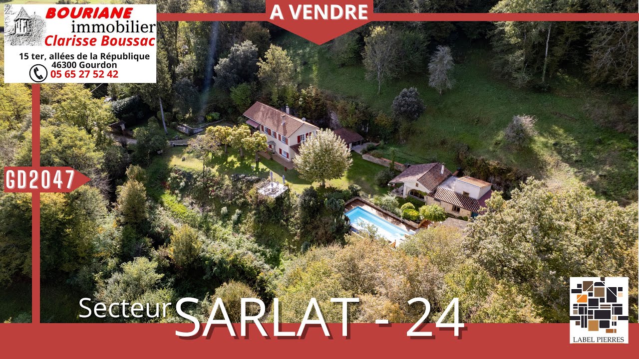 Bouriane Immobilier - Maison à vendre - Secteur SARLAT (24) - 572 000€ FAI - Réf. : GD2047