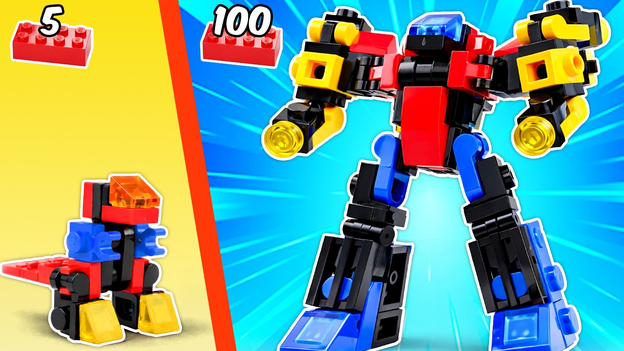 LEGOロボット：恐竜をミックスしてオプティマスに変形！｜BEAR Bricks JP